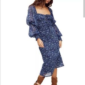 Free people Aglow midi dress